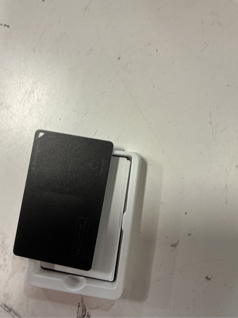 Condition photo showing Good Condition for wallet tracker air tag slim card 0.094in bluetooth tracker for wallets, passport, work with apple find my, wireless charging, card locator- ios only [apple mfi certified] - 2pcs in 1 box 2-pack