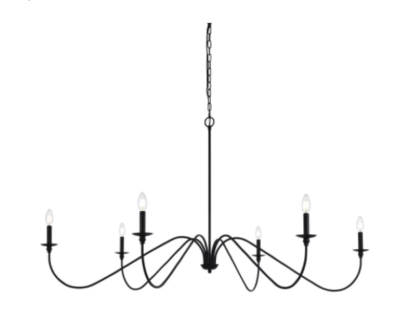 Elegant Lighting
Rohan 6 Light 60" Wide Taper Candle Style Chandelier