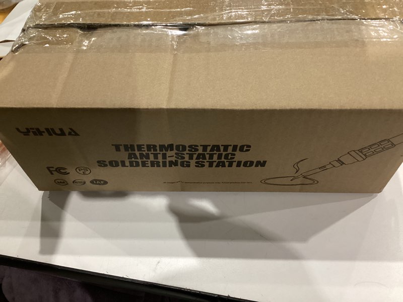 Condition photo showing New/Like New for YIHUA 939D+ Digital Soldering Station, 75W Equivalent with Precision Heat Control (392°F to 896°F) and Built-in Transformer. ESD Safe, Lead Free with °C/°F display (Black)