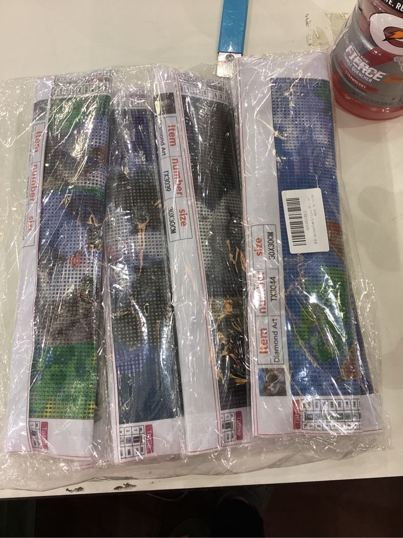 geesfayan Diamond Art Kits for Adults, 6 Pack Diamond Painting Kits for Beginners,5D Round Full Dril