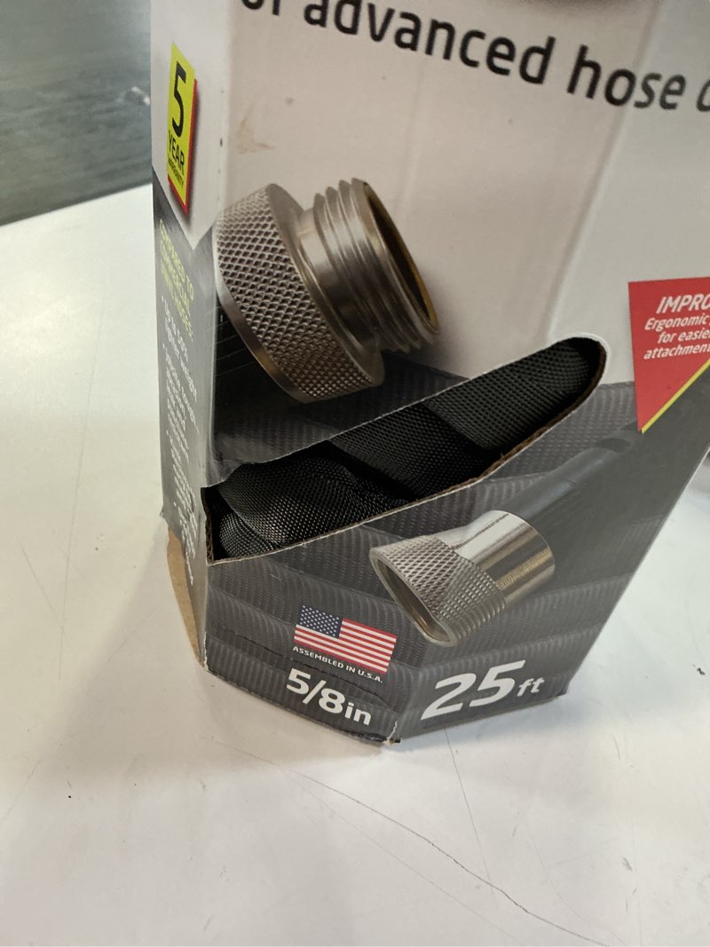Condition photo showing Good Condition for zero-g 4001-25 8 inch by 25 feet lightweight, ultra flexible, durable, kink-free garden hose, 5, 5/8" x 25', gray zero-g 5/8" x 25'