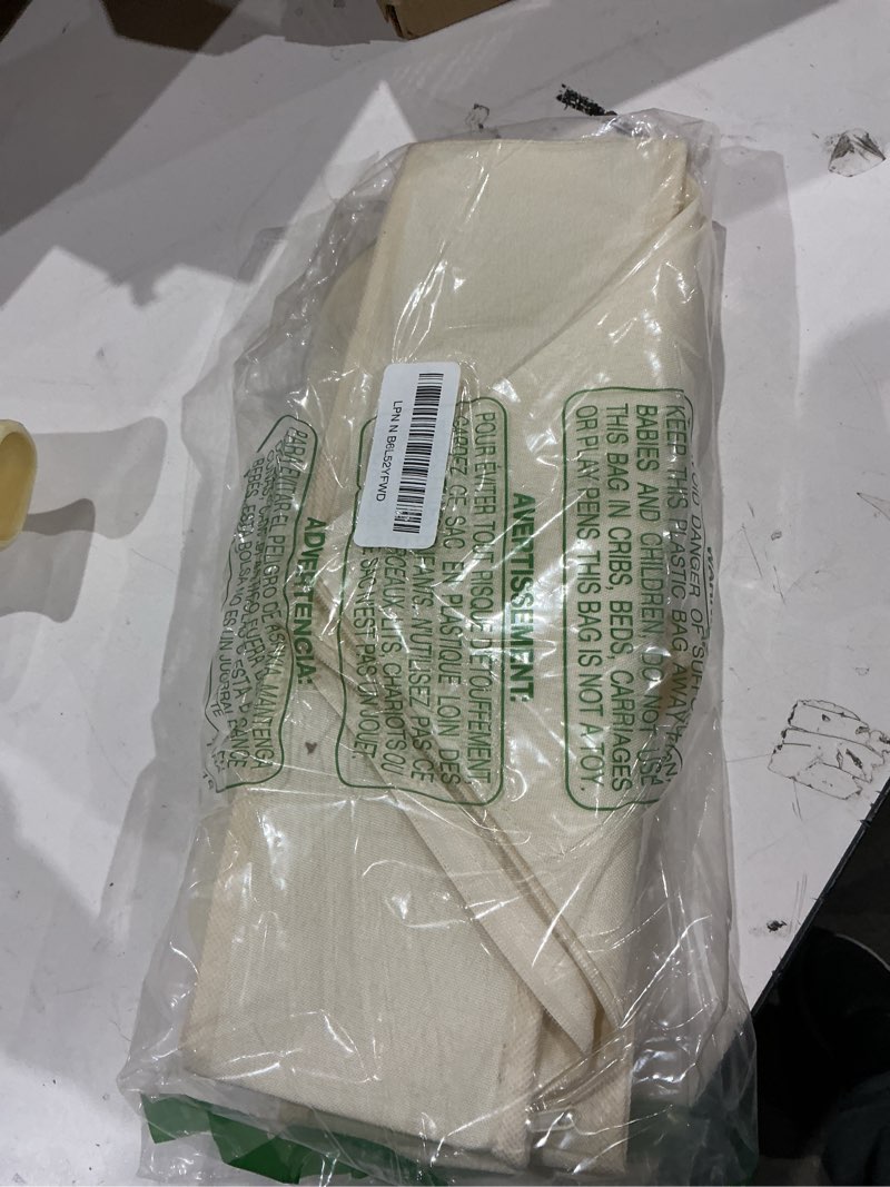 Condition photo showing As Is for Criusia 3 Pack Sock Underwear Drawer Organizer Dividers, 64 Cell Fabric Foldable Cabinet Dresser Closet Organizers and Storage Boxes for Organizing Socks, Underwear, Ties (16+24+24 Cell, Beige) A - 3 Pack & 64 Cells Beige