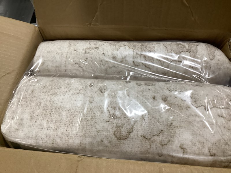 Condition photo showing New/Like New for Art&Tuft Washable Rug, Anti-Slip Backing Abstract 6x9 Rug, Stain Resistant Rugs for Living Room, Foldable Machine Washable Area Rug (TPR53-Beige, 6'x9') Tpr53-beige 6' x 9' (Rectangular)