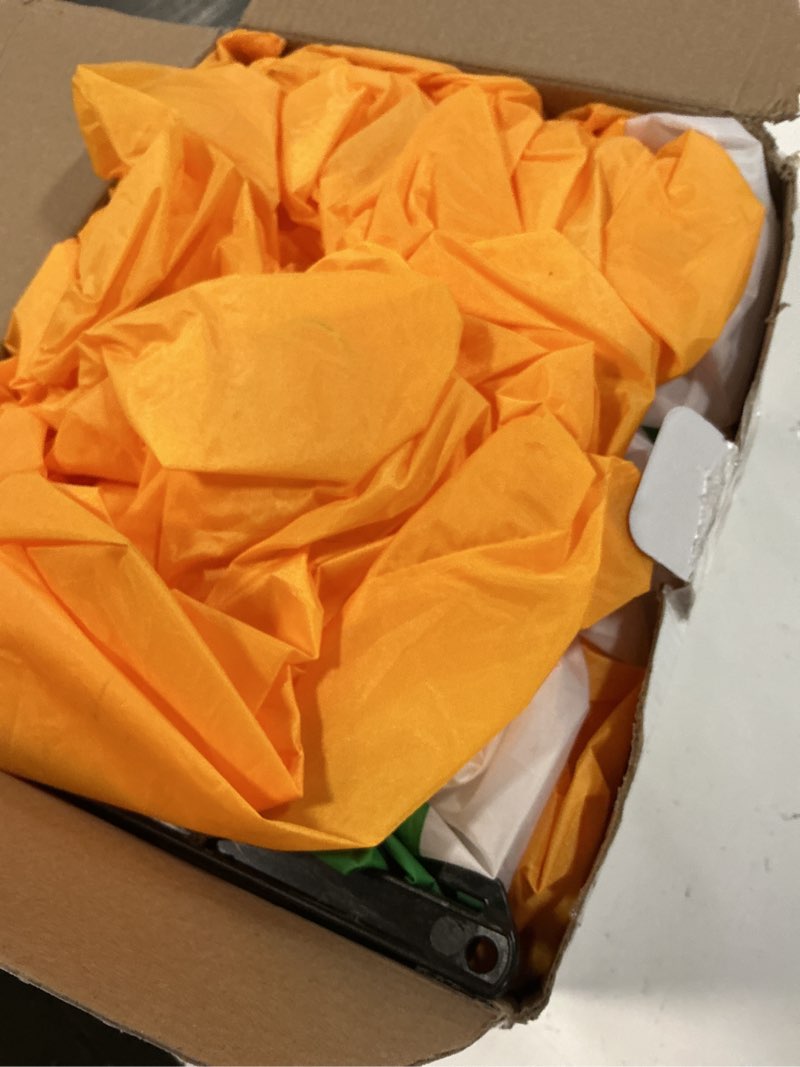 Condition photo showing As Is for leyndo 4.9ft ramadan inflatable decoration, crescent mosque lighted inflatable with interchangeable ramadan and eid mubarak signs blow up muslim islamic moon decor for holiday outdoor yard lawn garden