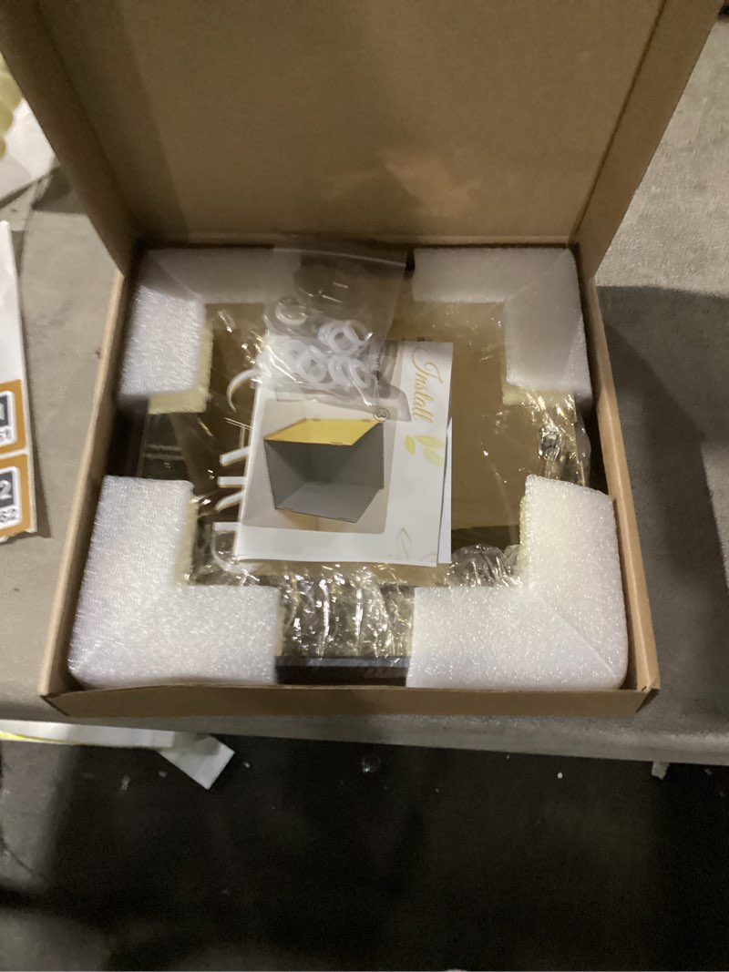 Condition photo showing Good Condition for Metallic Gold Mirror Acrylic Wedding Card Box with Slot & Lock, Classy Wedding Card Boxes for Reception, Large Money Gift Cards Box for Party Engagement Birthday Graduation Table Decor