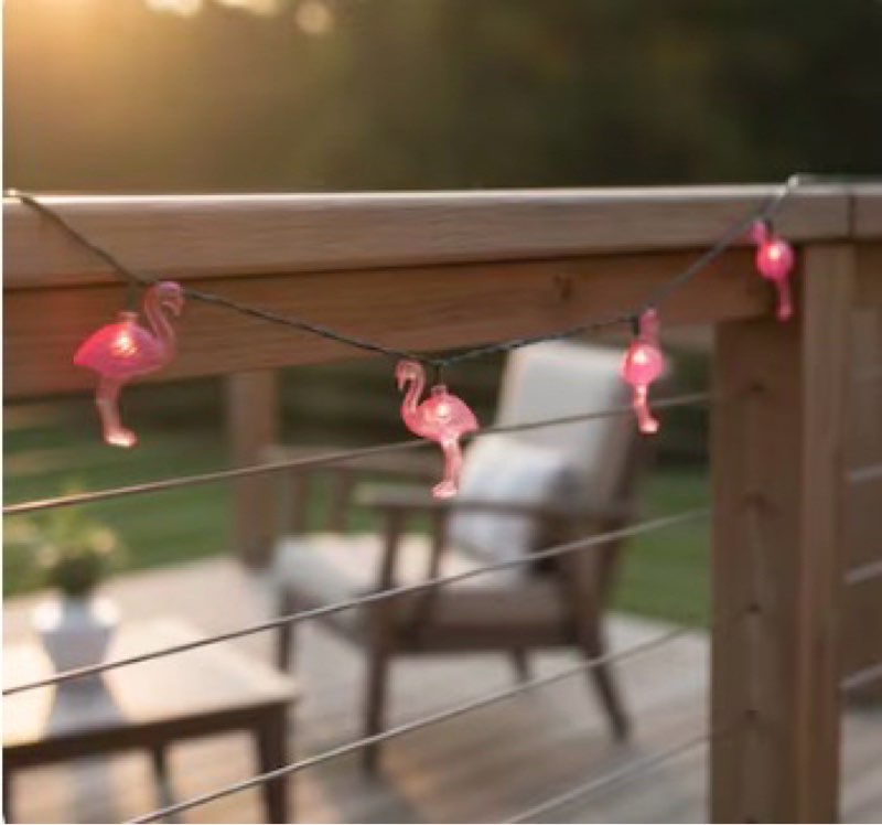 Harbor Breeze 13-ft Plug-in Flamingo Pink Indoor/Outdoor String Light with 10 White -Light
