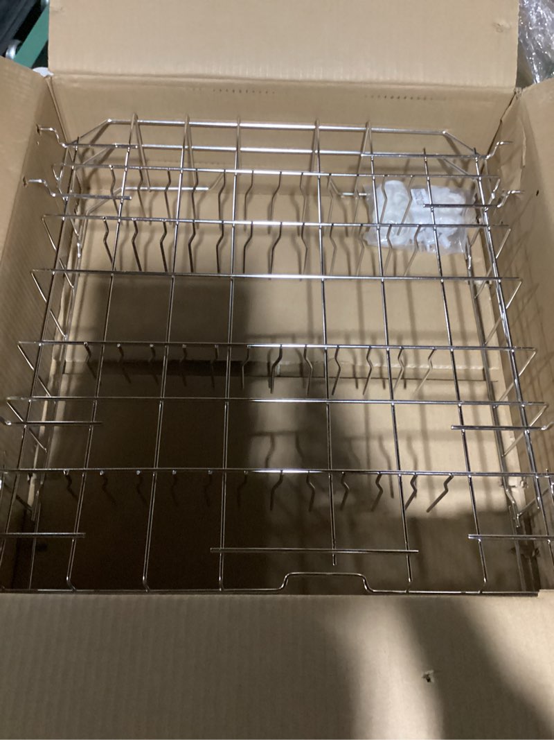 Condition photo showing Good Condition for Upgrade WD28X10284 WD28X31819 Dishwasher Lower Rack Replacement for ge Dishwasher Parts, Replaces WD28X10335 AP4980665 PS3486947, Lower Dishrack Assembly with Wheels 20.25"D x 22"W x 6.625"H