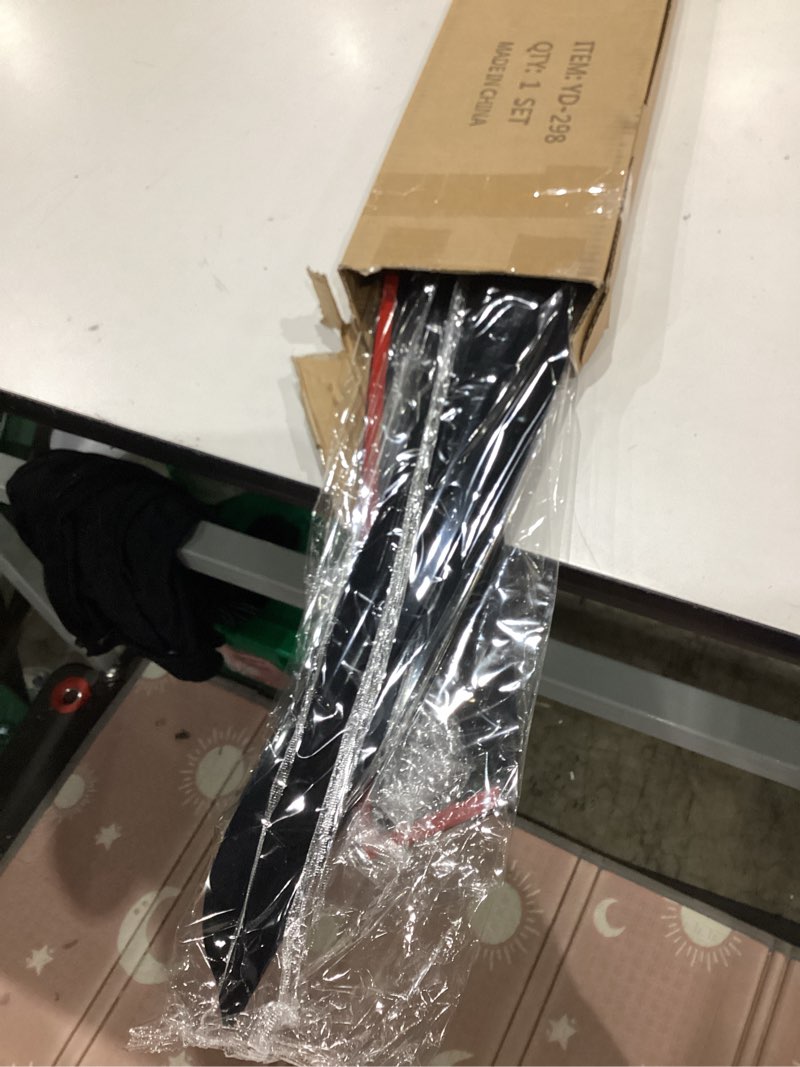 Condition photo showing Good Condition for rain guards for 2014-2023 jeep cherokee, out-channel window visor shields vent deflector shade wind dark smoke jeep cherokee kl latitude altitude limited trailhawk, tape-on outside-mount, 4pcs for 2014-2023 | jeep cherokee | out-channel