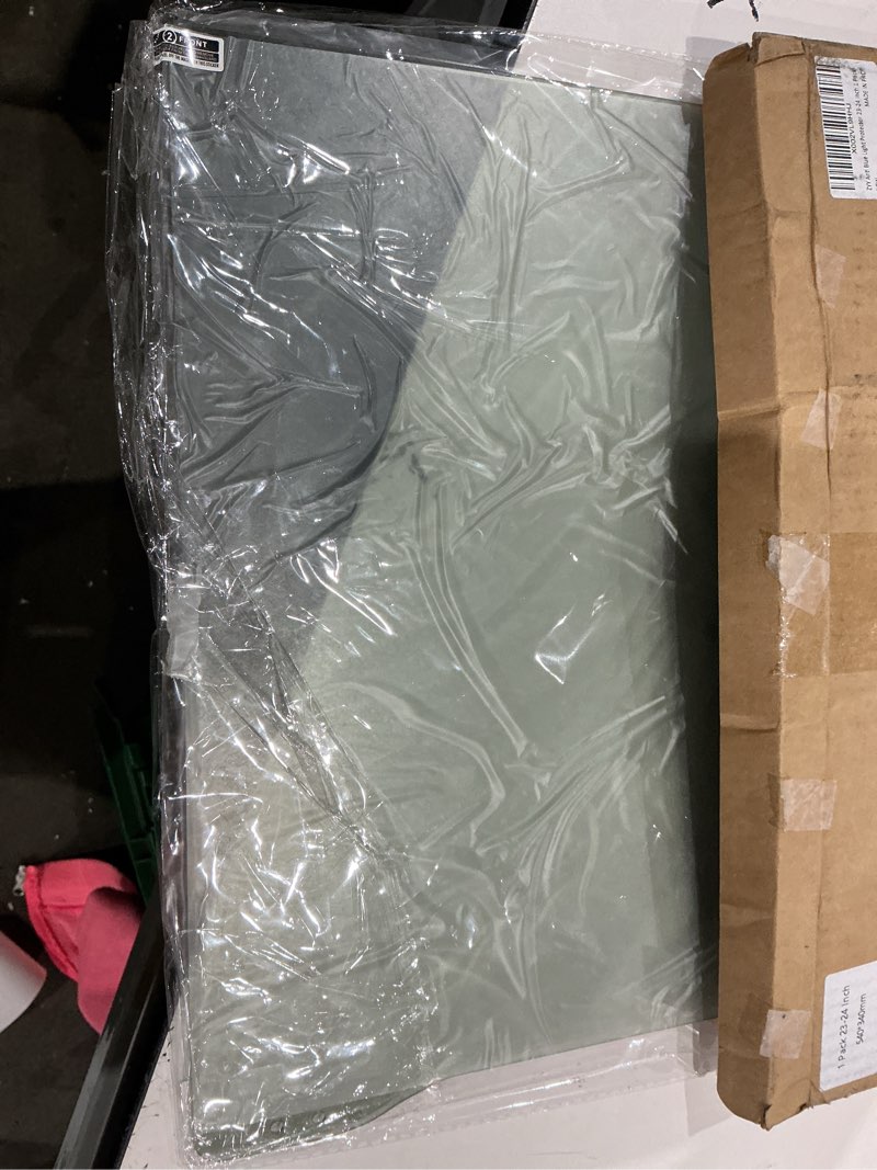 Condition photo showing Good Condition for zyy 23-24 inch anti blue light screen protector for diagonal 23,23.6,23.8,24 monitor, desktop pc uv blocking filter (21 1/4 x 13 3/8) for eye strain, hanging computer screen blue light blocker 1 pack: 23"-24" diagonal