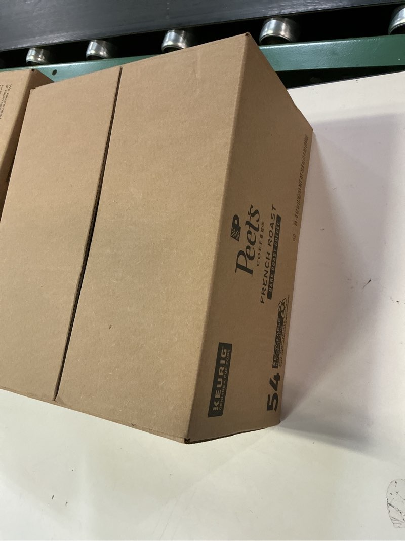 Condition photo showing New/Like New for (Bb:12/05/2025)Peet's Coffee, Dark Roast Keurig K-Cup Pods - French Roast 54 Count (1 Box of 54 K-Cup Pods) French Roast 54 Count (Pack of 1)