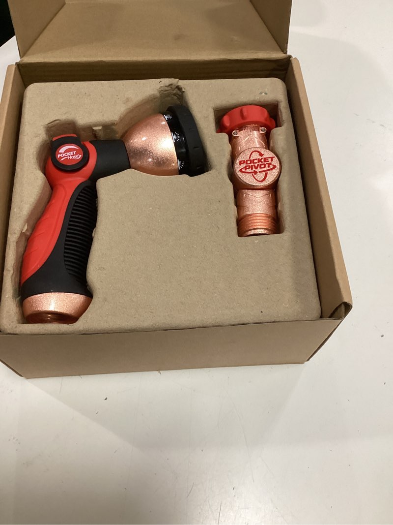 Condition photo showing Good Condition for pocket hose ballistic 25 ft expandable garden hose w/pocket pivot swivel connector, anti-burst sleeve reinforced with bulletproof fiber, lightweight, no-kink, compact, uv-protected, as seen on tv
