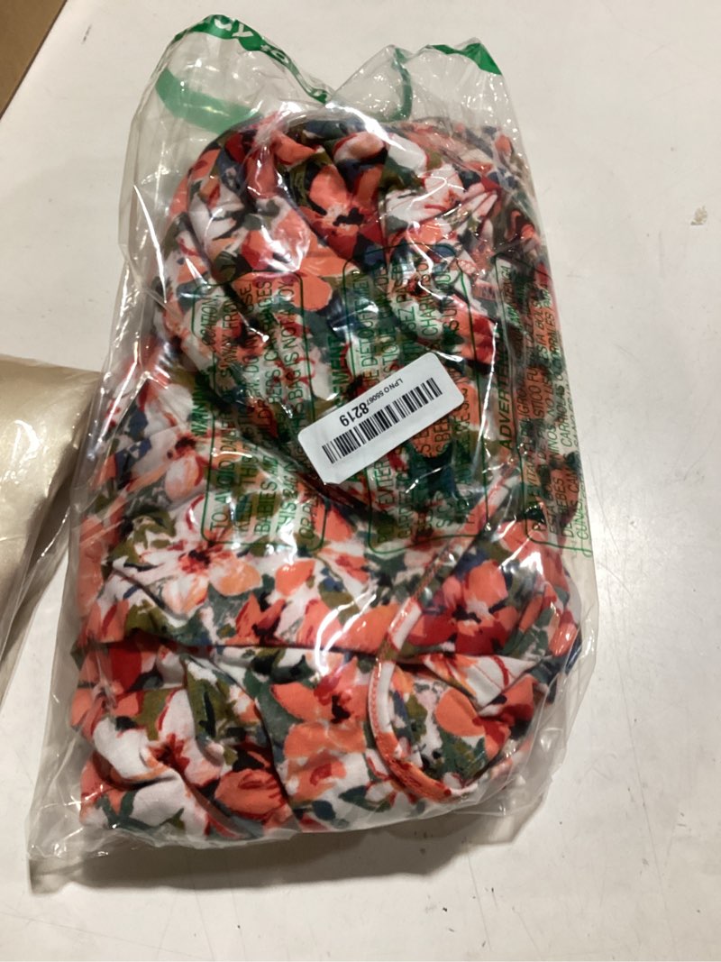 Condition photo showing Good Condition for blencot womens casual summer square neck short sleeve split thigh cotton dress boho floral print tie front midi dresses large p1420orange