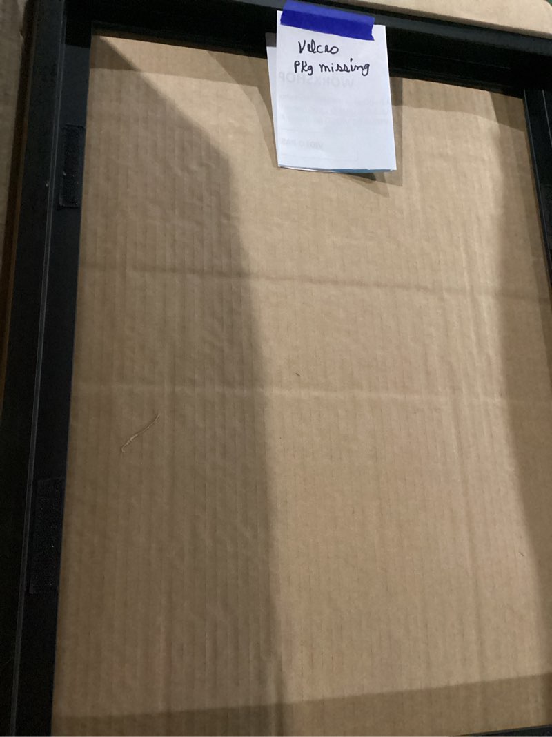 Condition photo showing Good Condition for mcs canvas float frames 18x24 frame, black frame for finished canvases, vertical & horizontal wall hanging large frame with adhesive for canvas paintings (1-pack) 18x24 without mat black