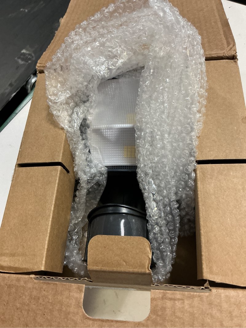 Condition photo showing Good Condition for lutec 80w dusk to dawn flood lights outdoor, 9000lm super bright led security light with photocell, ip65 waterproof, 5000k daylight, 4 heads floodlight for garage, yard (black)