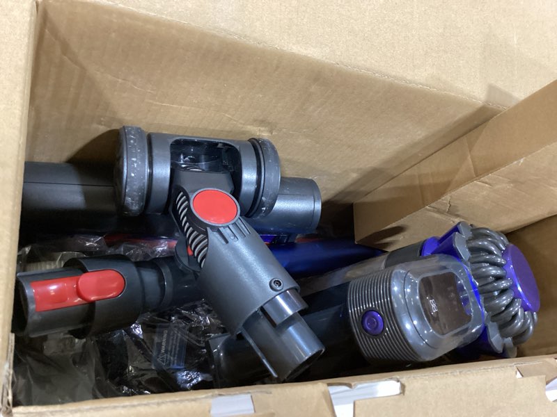 Condition photo showing As Is for cordless vacuum cleaner, 500w/40kpa vacuum cleaners for home, 60mins stick vacuum with led display, anti-tangle & wall mount charging, 8 in 1 lightweight vacuum for hard floors carpet pet hair