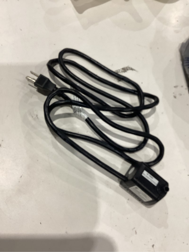 Condition photo showing As Is for pond boss hydroponic pump 80 -gph submersible corded electric pond pump