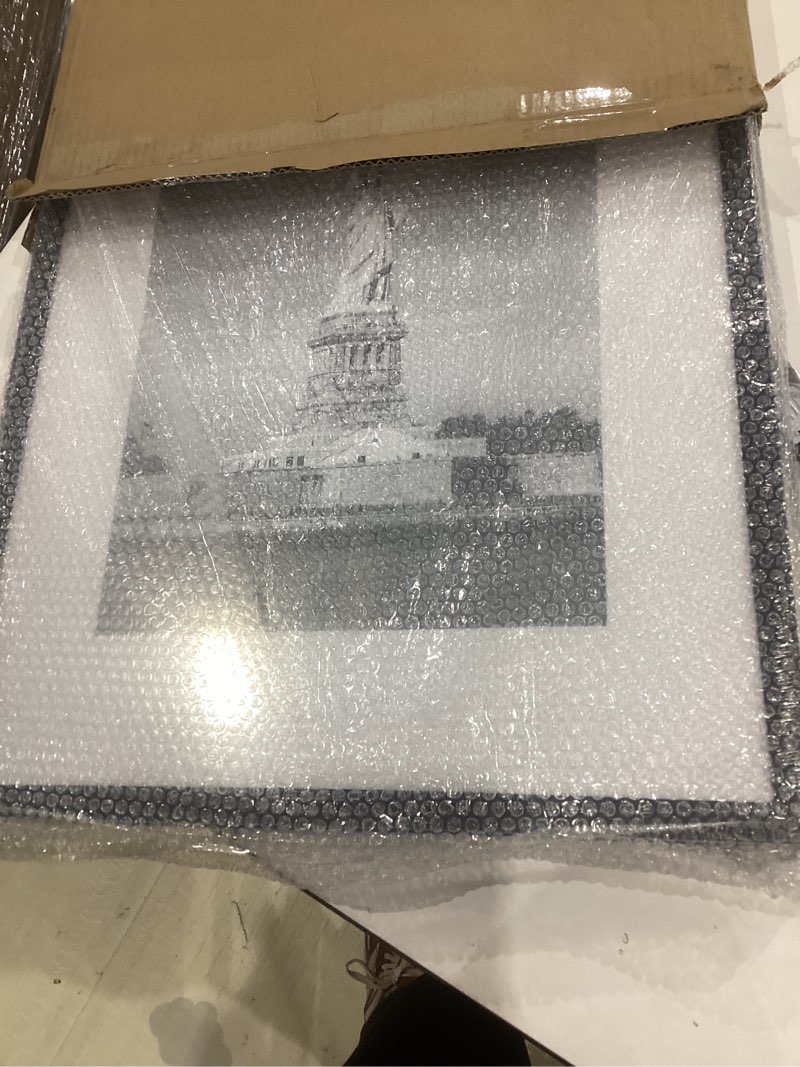 Condition photo showing Good Condition for enjoybasics 16x20 picture frame, display poster 11x14 with mat or 16 x 20 without mat, wall gallery photo frames, black, 2 pack