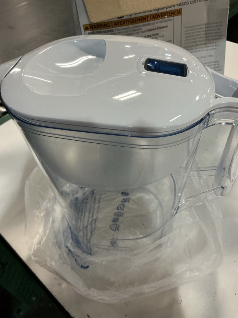 Condition photo showing Good Condition for amazon basics 10-cup pitcher with filter compatible with brita water filter pitcher for clean, crisp water, wqa and nsf certified, made in europe