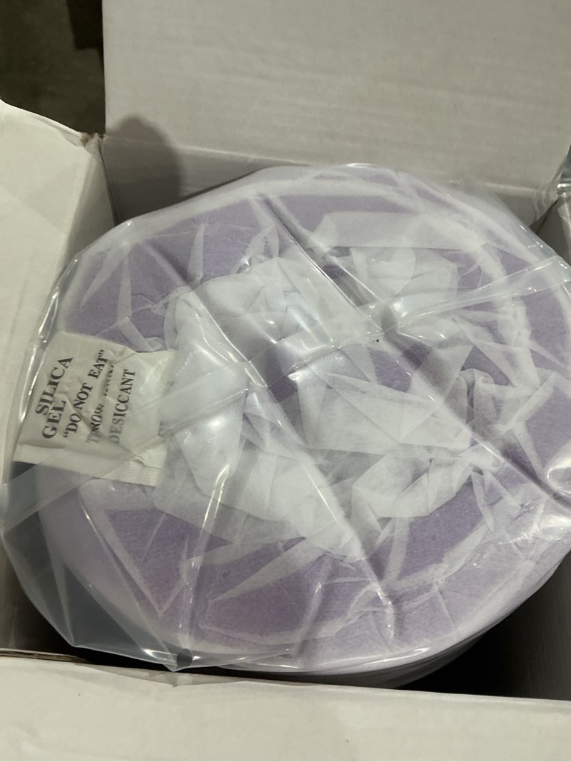 Condition photo showing Good Condition for sinweek 1.5 inch egg crate memory foam mattress topper queen size, soft mattress pad for back pain relief, bed topper, certipur-us certified queen 1.5 inch