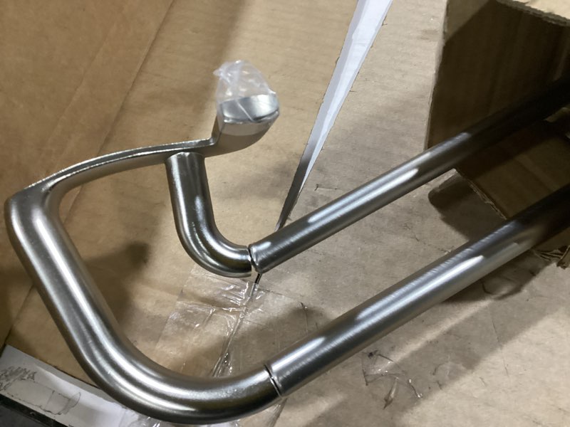 Condition photo showing Good Condition for Umbra Twilight Double Curtain Rod Set – Wrap Around Design Ideal for Blackout or Room Darkening Panels, 48 to 88 Inches, Nickel Nickel 48" to 88"