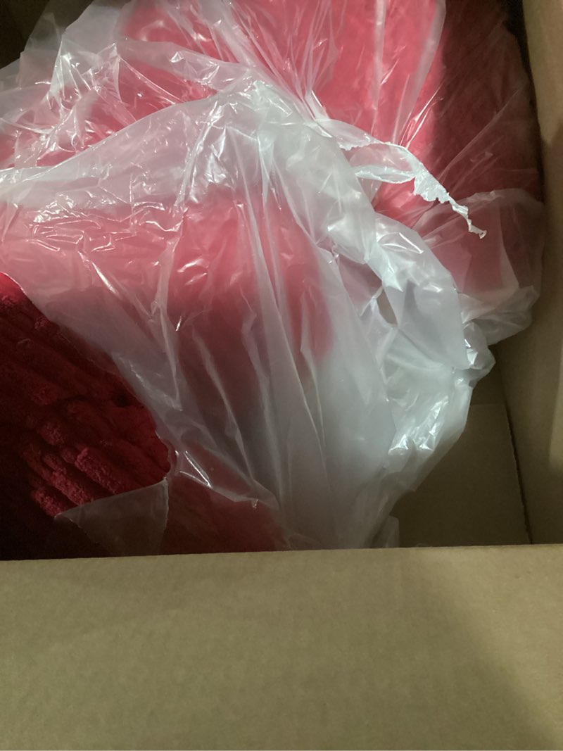 Condition photo showing New/Like New for reading pillow for sitting in bed, large backrest reading pillow with arm rest,back-rest support cushion for sit up on couch, sofa, and floor, dorm essentials (red corduroy, standard(17")) red corduroy standard(17inch)