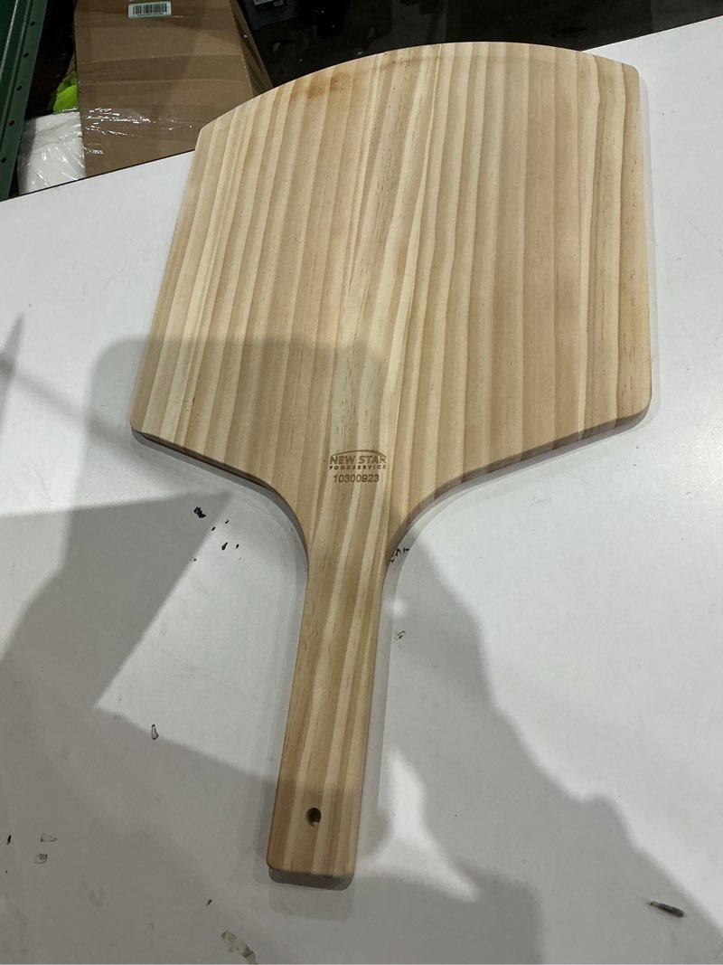 New Star FoodserviceRestaurant-Grade Wooden Pizza Peel,W Plate, with Wooden Handle, Overall Length