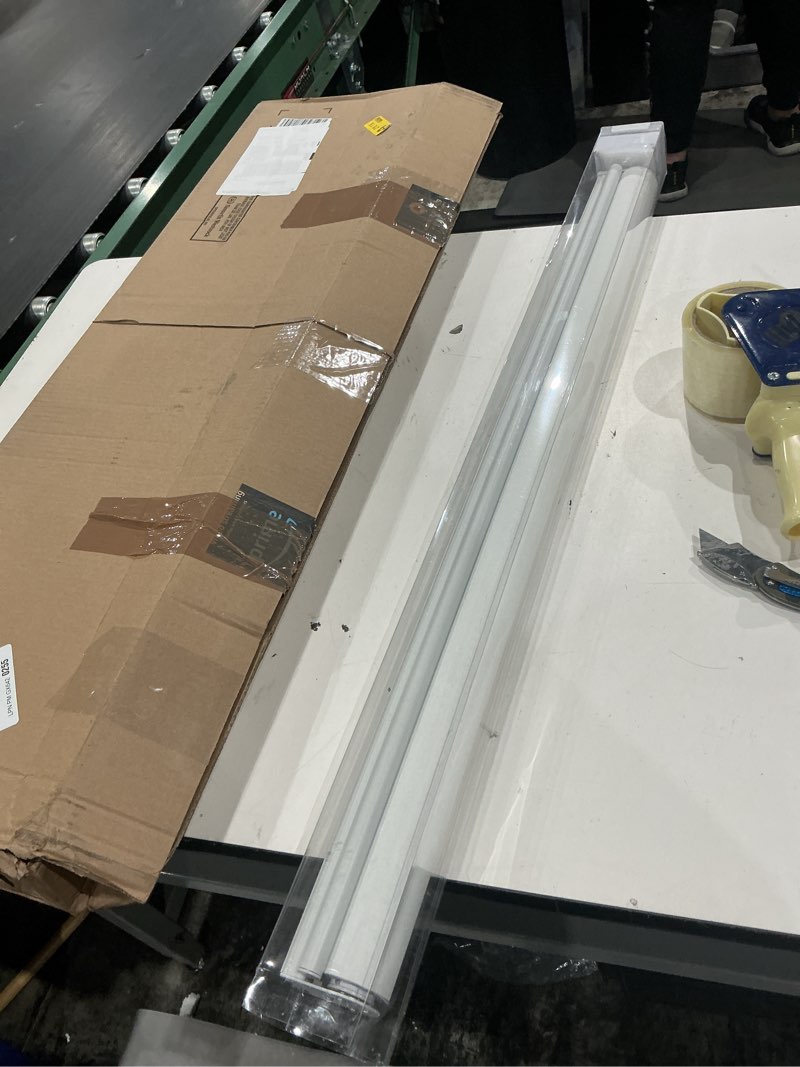 Condition photo showing Good Condition for shademoon cordless blackout window roller shades, pull down spring system indoor blinds, room darkening waterproof uv blocking thermal insulated fabric for home office (white, width 35", height 72") white 35"w x 72"h