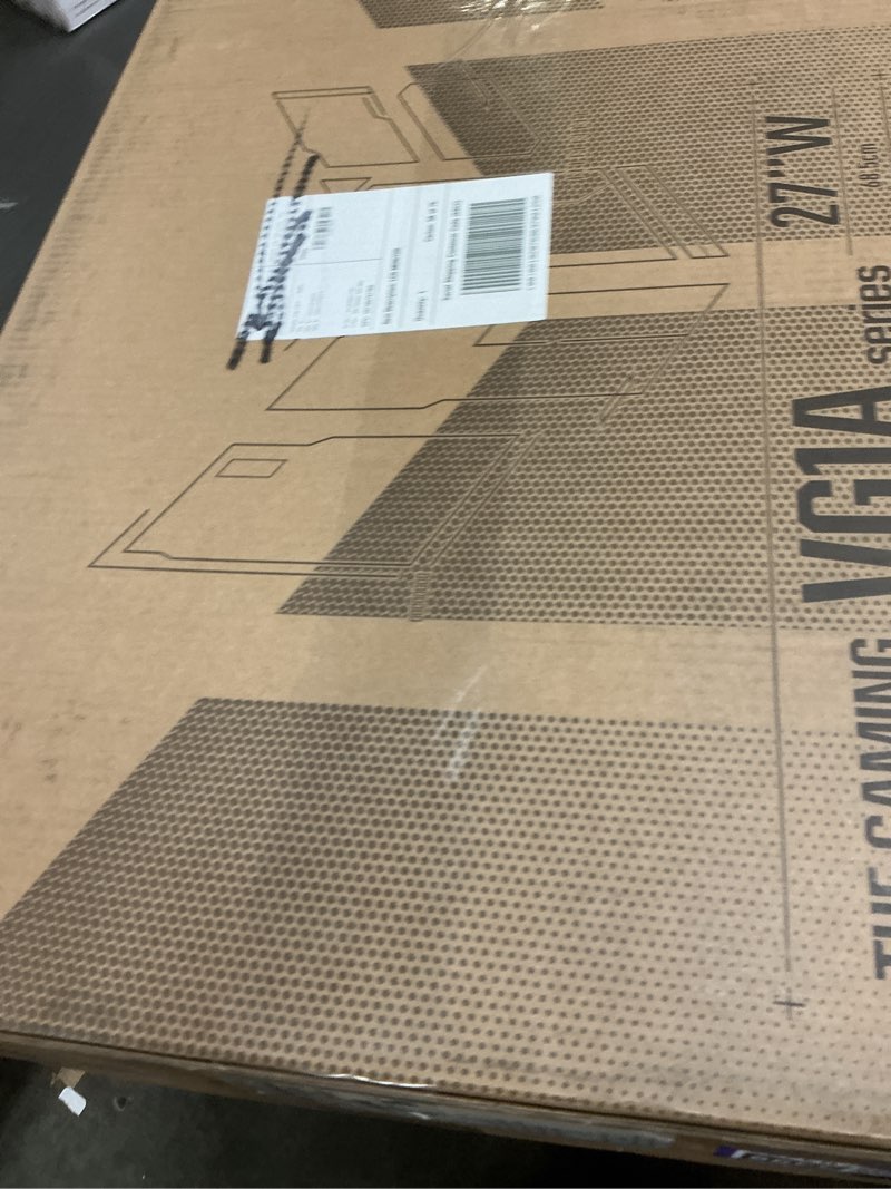 Condition photo showing Working Condition Verified for ASUS TUF Gaming 27” 4K HDR Monitor (VG27UQ1A) – 160Hz, 1ms, Extreme Low Motion Blur Sync, NVIDIA G-SYNC Compatible, AMD FreeSync Premium, 95% DCI-P3, DisplayWidget, 3 yr Warranty