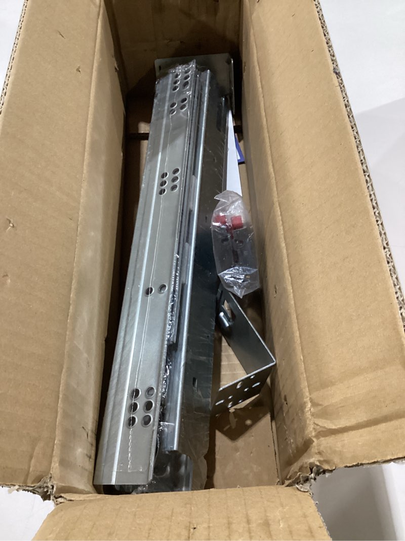 Condition photo showing New/Like New for LONTAN Undermount Soft Close Drawer Slides 15 Inch Hidden Bottom Mount Full Extension Cabinet Rails with Rear mounting Bracket and Locking Devices 1 Pair Concealed Drawer Runners 100lb Load Capacity 15 Inch 1