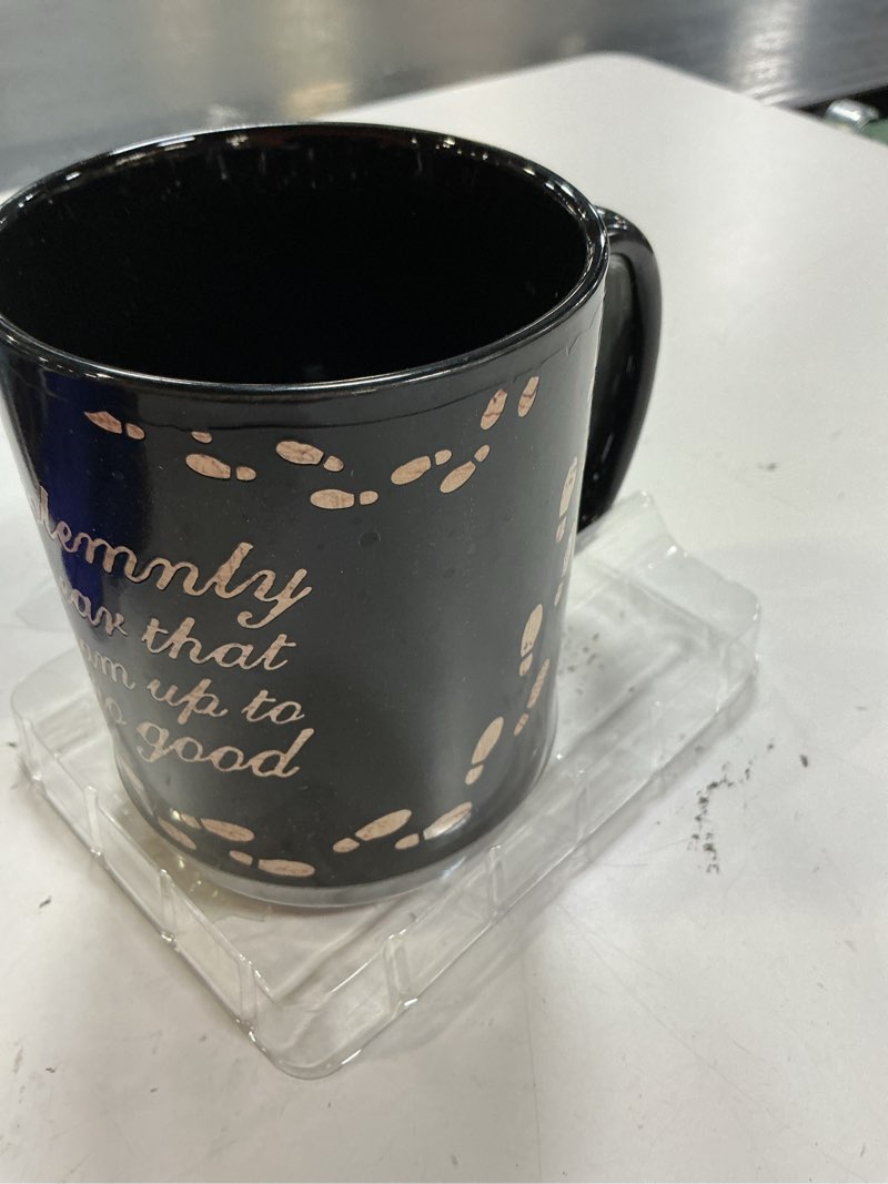 Condition photo showing Good Condition for morphing mugs harry potter - expecto patronum spell – 16 oz large ceramic heat sensitive clue mug – full image revealed when hot liquid is added mmugc405