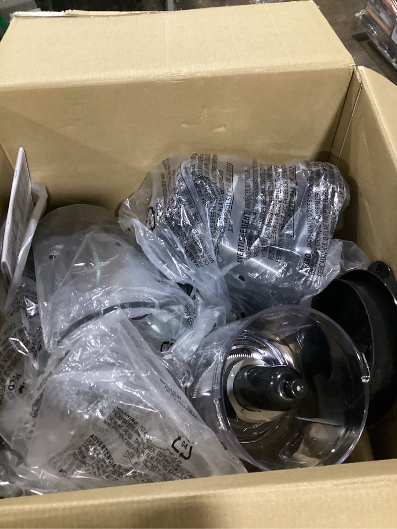 Condition photo showing Good Condition for hamilton beach blender for shakes and smoothies & food processor combo, with 40oz glass jar, portable blend-in travel cup & 3 cup electric food chopper attachment, 700 watts, gray & black (58163)