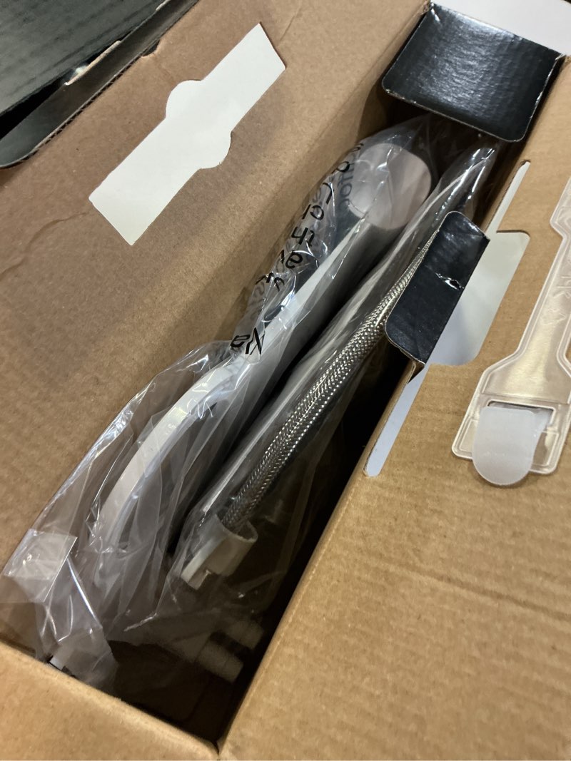 Condition photo showing New/Like New for Ultra-Slim Bidet Attachment, Posterior&Feminine Wash-(Retractable Dual Nozzles), Non-Electric Bidet Attachment for Toilet Seat, Adjustable Fresh Cold Water Pressure, Stainless Steel Inlet (White)