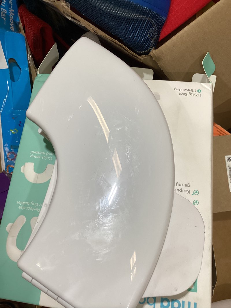 Condition photo showing As Is for frida baby fold n go potty toilet training seat - white