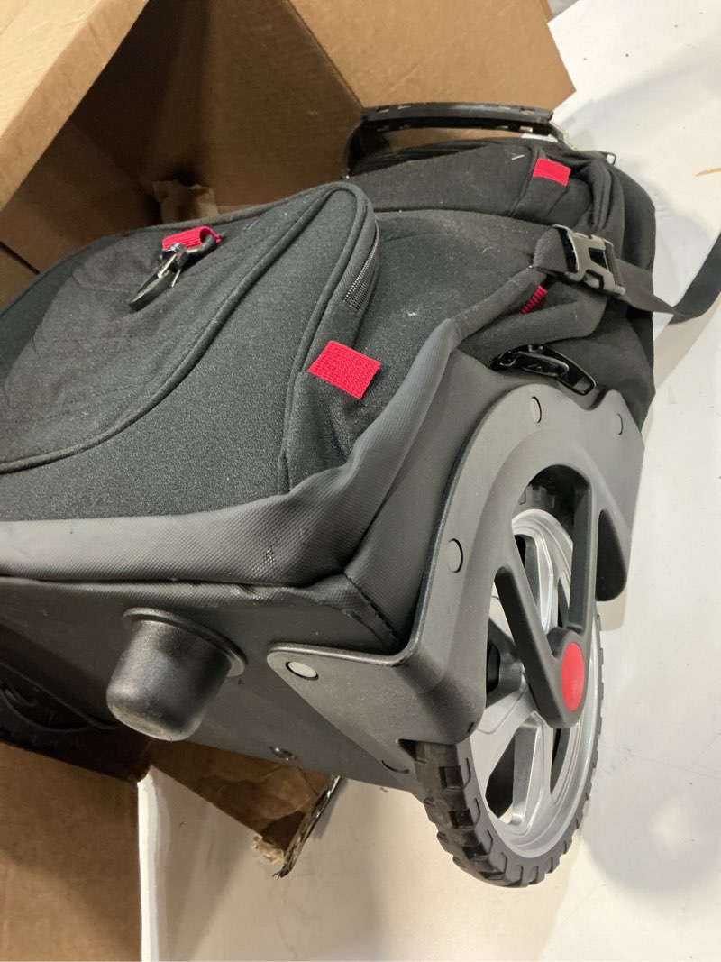 Condition photo showing Good Condition for MATEIN Rolling Bag with Wheels, 17 Inch Extra Large Laptop Roller Backpack for Adults with Anti Theft Lock & USB Charging Port, Water Resistant Wheeled Bag Carry On Luggage for Teacher Work Travel Men Black