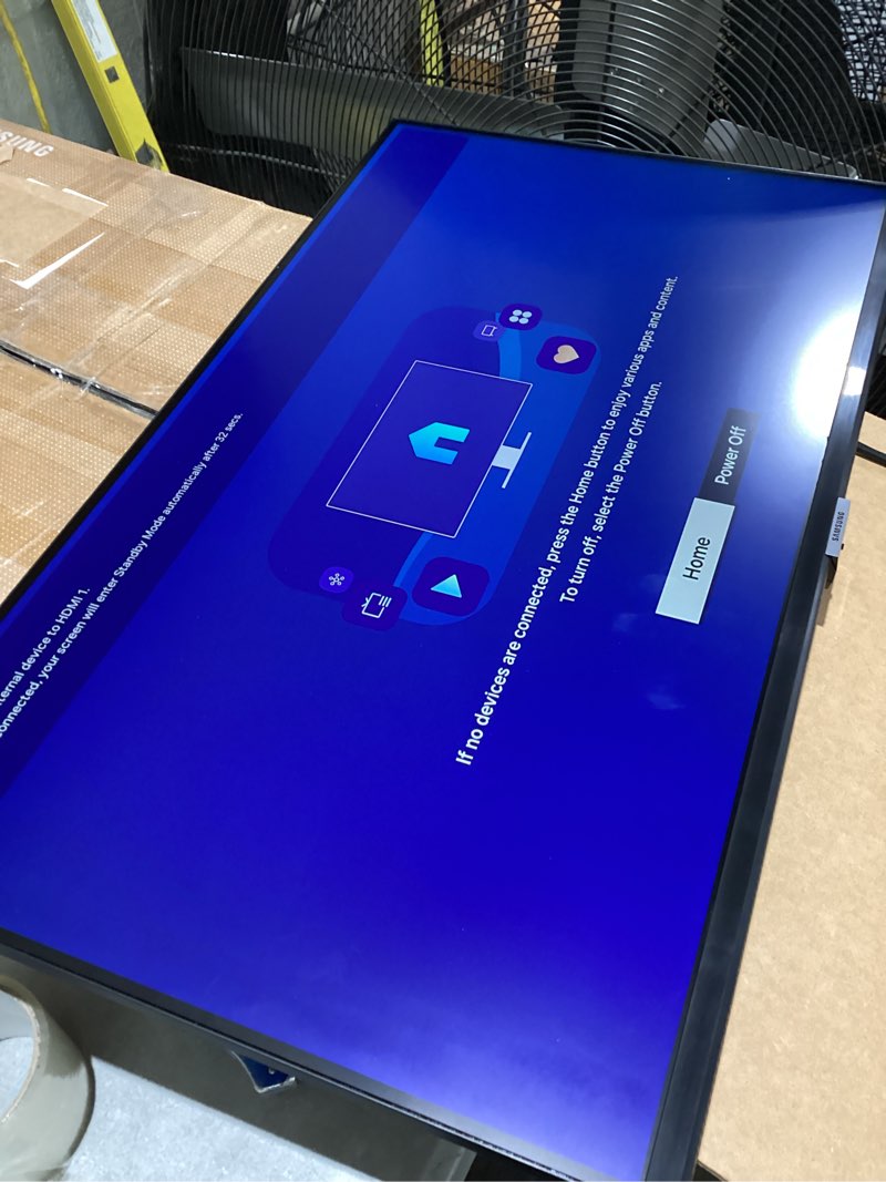 Condition photo showing Good Condition for (missing accessories )(samsung 32-inch m5 (m50d) series fhd smart monitor with streaming tv, speakers, hdr10, gaming hub, multiple ports, workout tracker, vision accessibility tools, ls32dm500enxgo, 2024