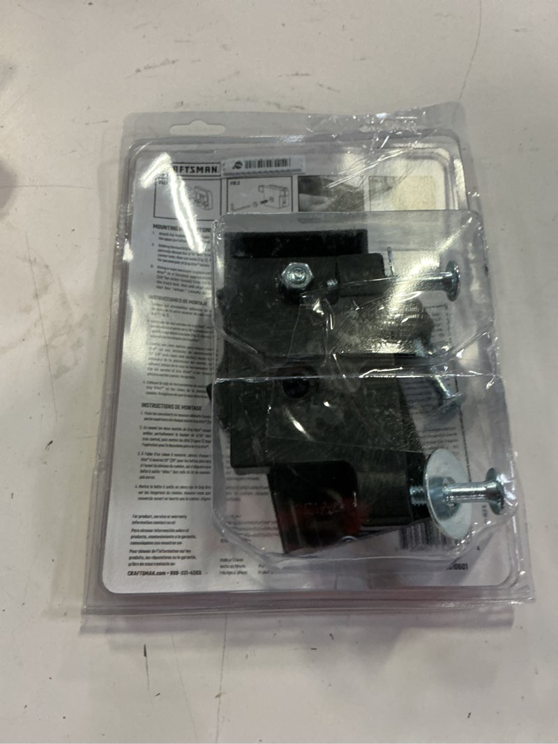 Condition photo showing Good Condition for craftsman truck tool box mounting kit - plastic, black - easy installation - truck box accessories