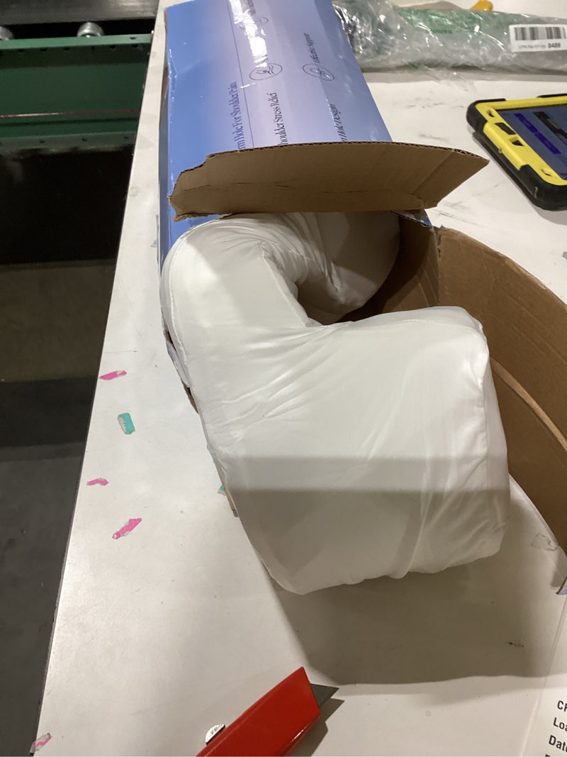 Condition photo showing Good Condition for EUHAMS Side Sleeper Pillow - Ergonomic Memory Foam Shoulder Pillow with Arm Holes for Neck,Shoulder & Rotator Cuff Pain Relief-Arm Support Pillows for Adults Ideal for Left & Right Side Sleepers,Grey