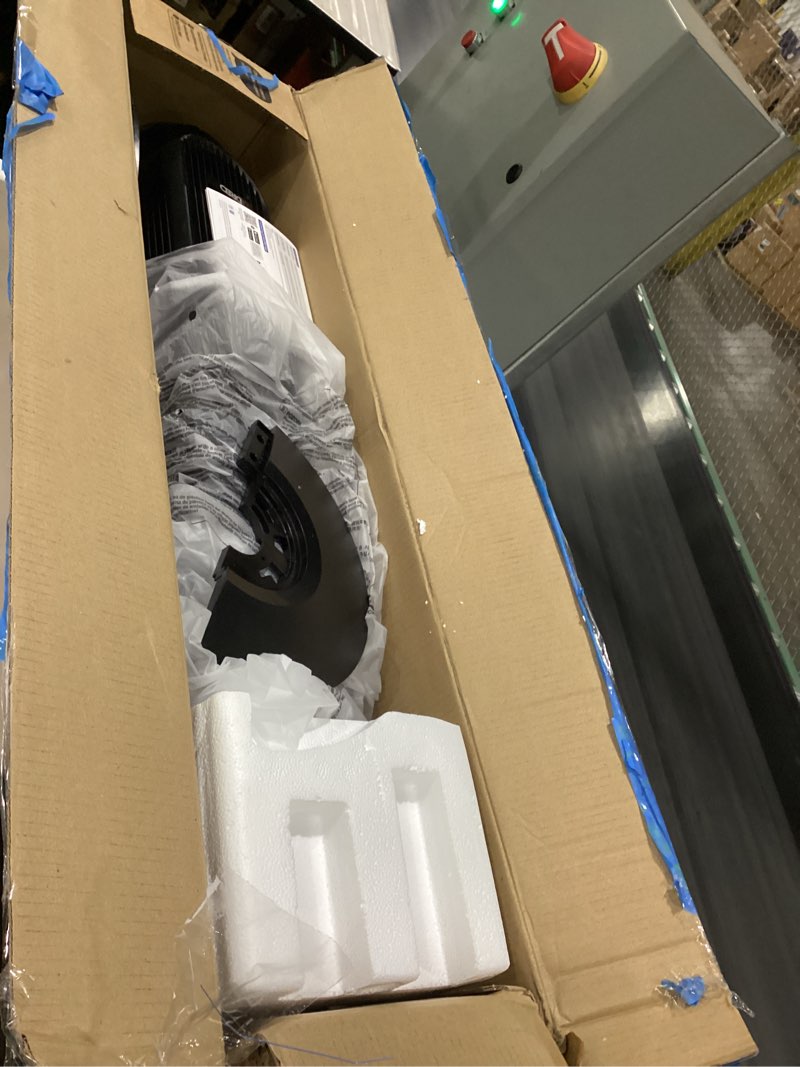 Condition photo showing As Is for used not tested dreo smart tower fan for indoor & outdoor use, 33 ft/s high velocity, 12 speeds, 4 modes standing floor fan, 150° customizable oscillating, 20 db quiet dc motor for bedroom, weather resistant