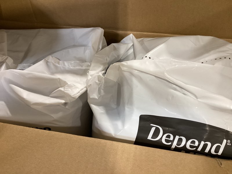 Condition photo showing New/Like New for depend guards incontinence pads for men, maximum absorbency, 168 count, packaging may vary new 168