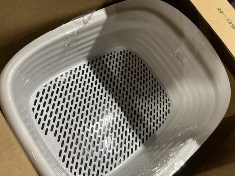 Condition photo showing As Is for arm & hammer large sifting litter box scoop free cat litter tray with microban, made in usa