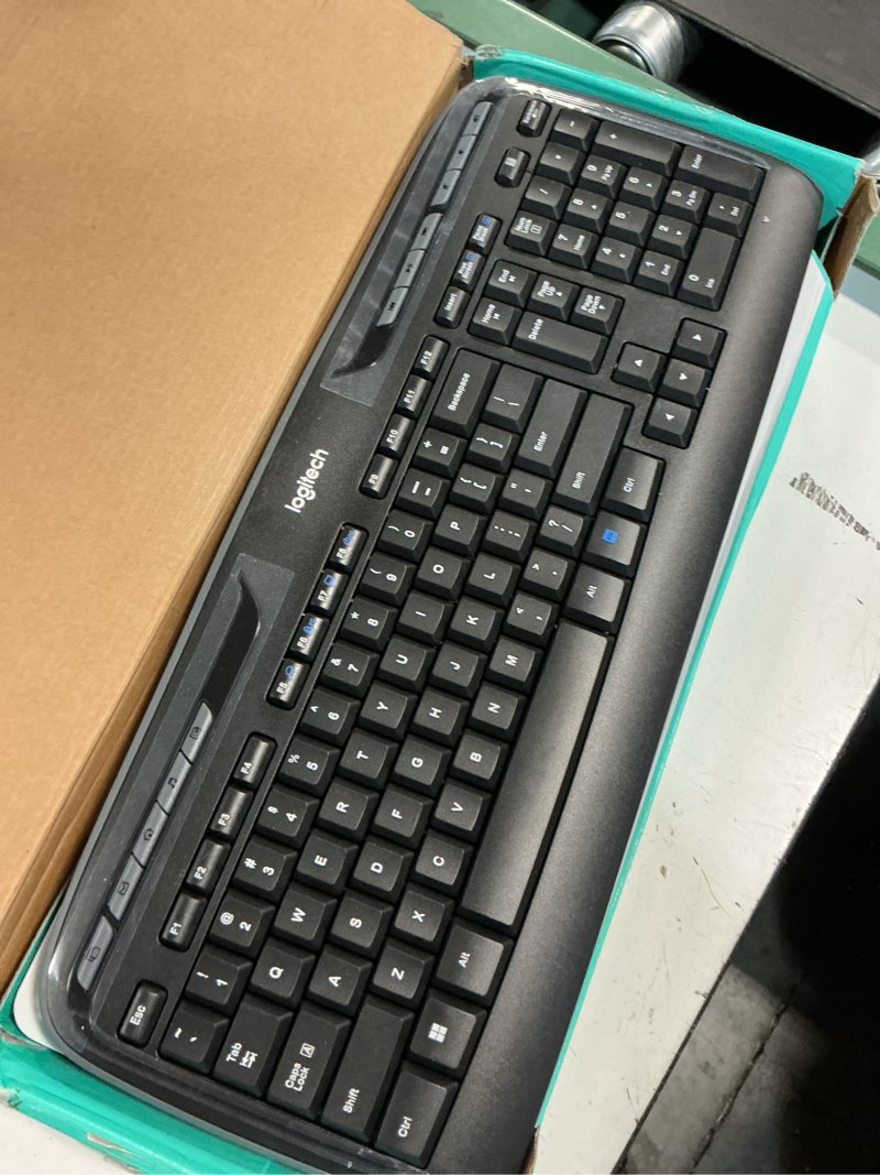 Condition photo showing Good Condition for logitech mk335 quiet wireless keyboard and mouse combo - black/silver keyboard and mouse combo wireless, ambidextrous