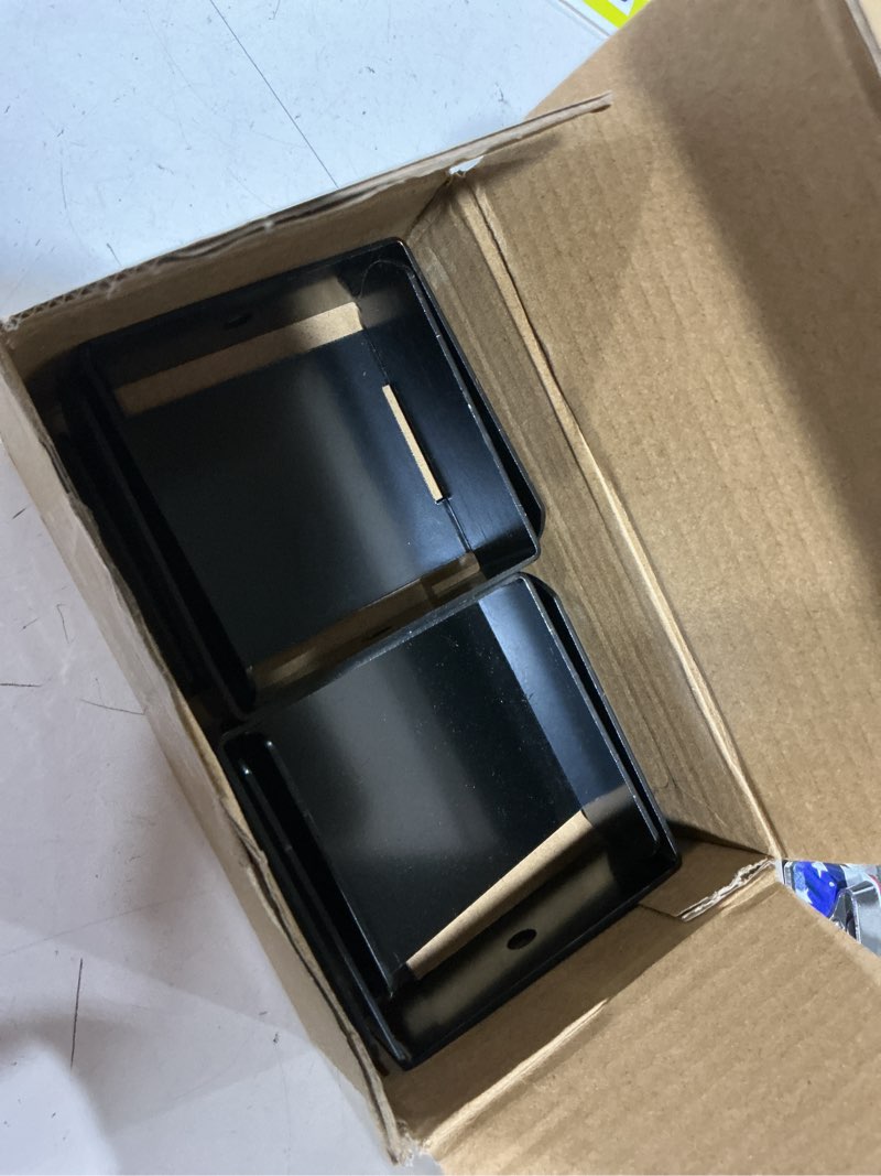 Condition photo showing Good Condition for daisyinner 4 pcs leaf spring clamp kit leaf springs up to 2.5” wide lock spring together for vehicles stabilizing control, bend repair clip with cap wide axle rebound clamp(black)