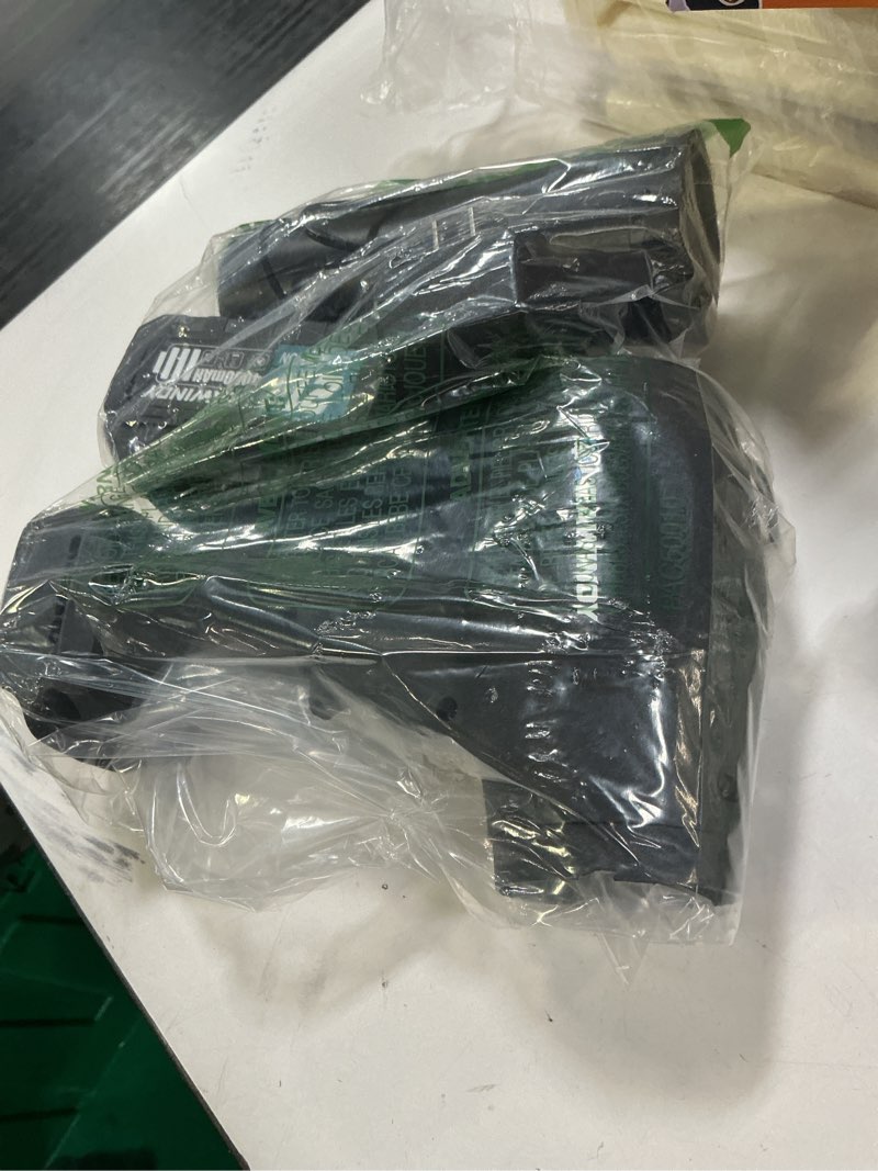 Condition photo showing As Is for Leaf Blower Cordless with Extended Nozzle, 6 Speed Modes Turbo Jet Blower for Drying, Cordless Leaf Blower with 4.0AH Battery and Charger, Handheld Mini Leaf Blowers for Lawn Care, Patio, Car, Garage Small Leaf Blower Cordless* 1 PCS Battery