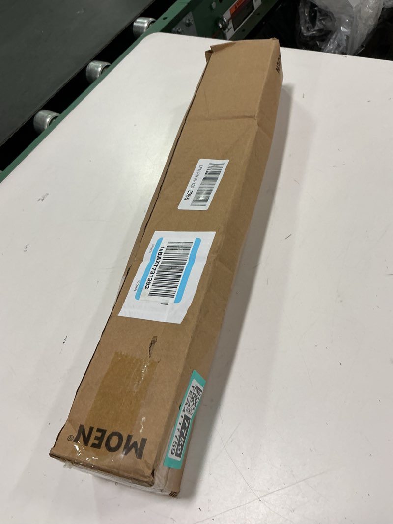 Condition photo showing New/Like New for Moen YG8818CH Bathroom Safety 18-Inch Stainless Steel Modern Bathroom Grab Bar, Chrome Chrome 18 Inch