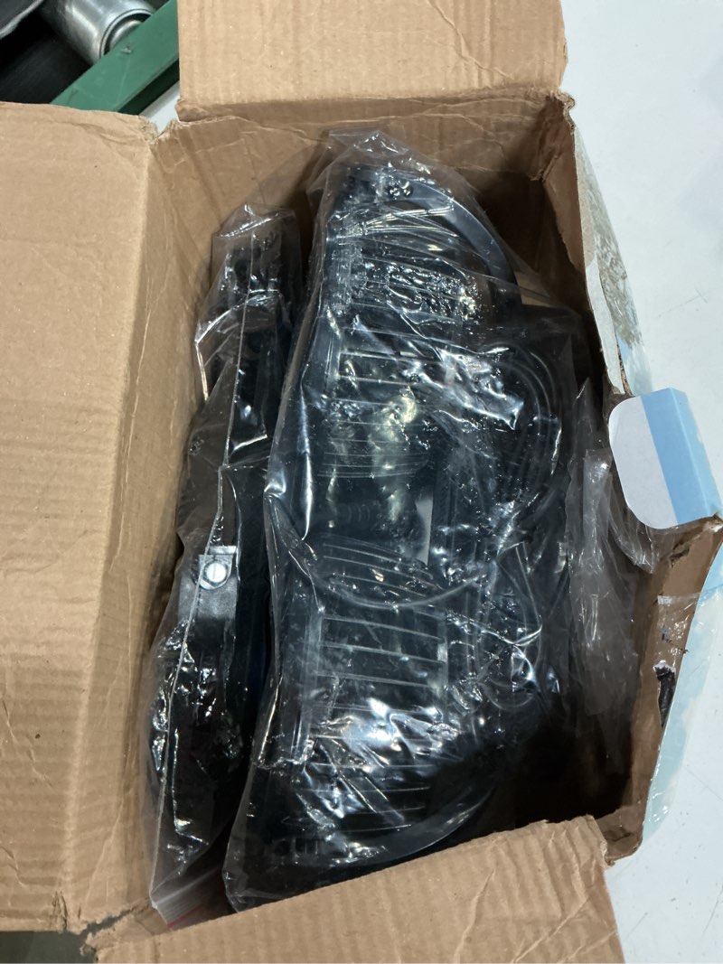 Condition photo showing Good Condition for qifun 12v car fan, portable car fan cool gadgets for rear seat passenger, 4'' headrest 360° rotatable backseat car cooling with stepless speed regulation for vehicles, suv, rv, boat cigarette dual fan - back