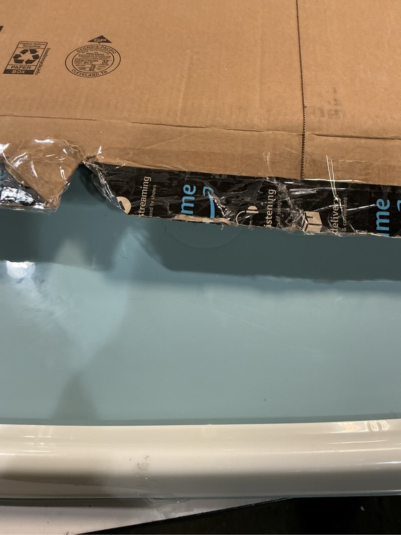 Condition photo showing As Is for IRIS USA Pee Pad Holder - For Small Sized Dog and Puppy Pee Pads, Secured Latches, Non-Skid Feet, High Polish Finish for Easy Cleaning, Leak Protection, Fits 17"x23" Pad, Blue 17" x 23" Blue