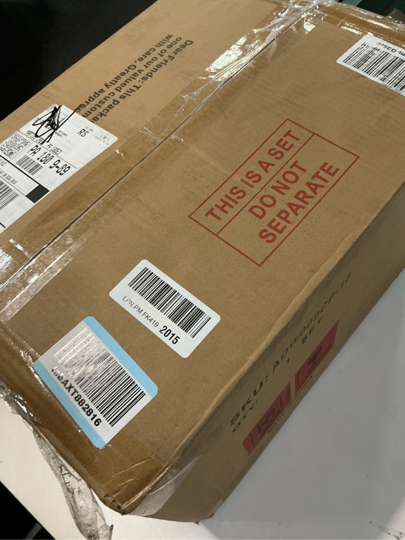 Condition photo showing New/Like New for AmorArc Stoneware Dinnerware Sets,Round Reactive Glaze Ceramic Plates and Bowls Set,Highly Scratch Resistant | Dishwasher & Microwave Safe Dishes,Service for 6 (18pc) Cappuccino Service for 6