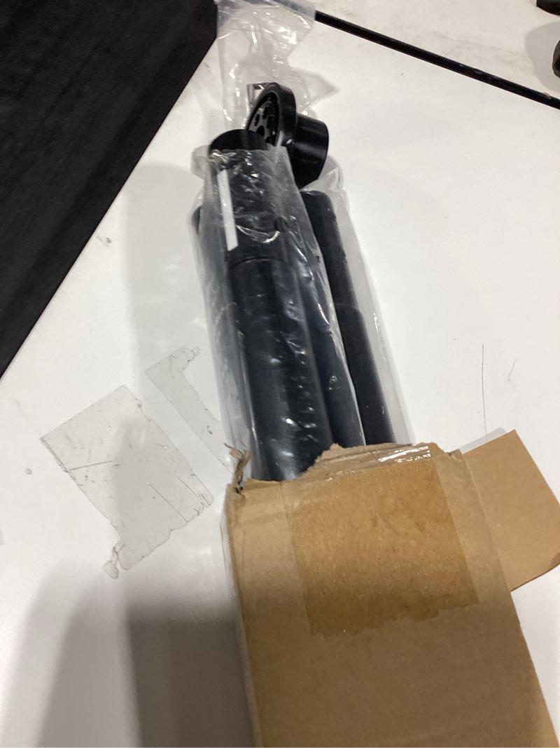 Condition photo showing Good Condition for allzone tension curtain rod for window, 83-123 inches, heavy duty curtain rods no drilling, non-slip bathroom shower tension rod, renter friendly, adjustable, spring loaded, extra long, black black 83-123 inches