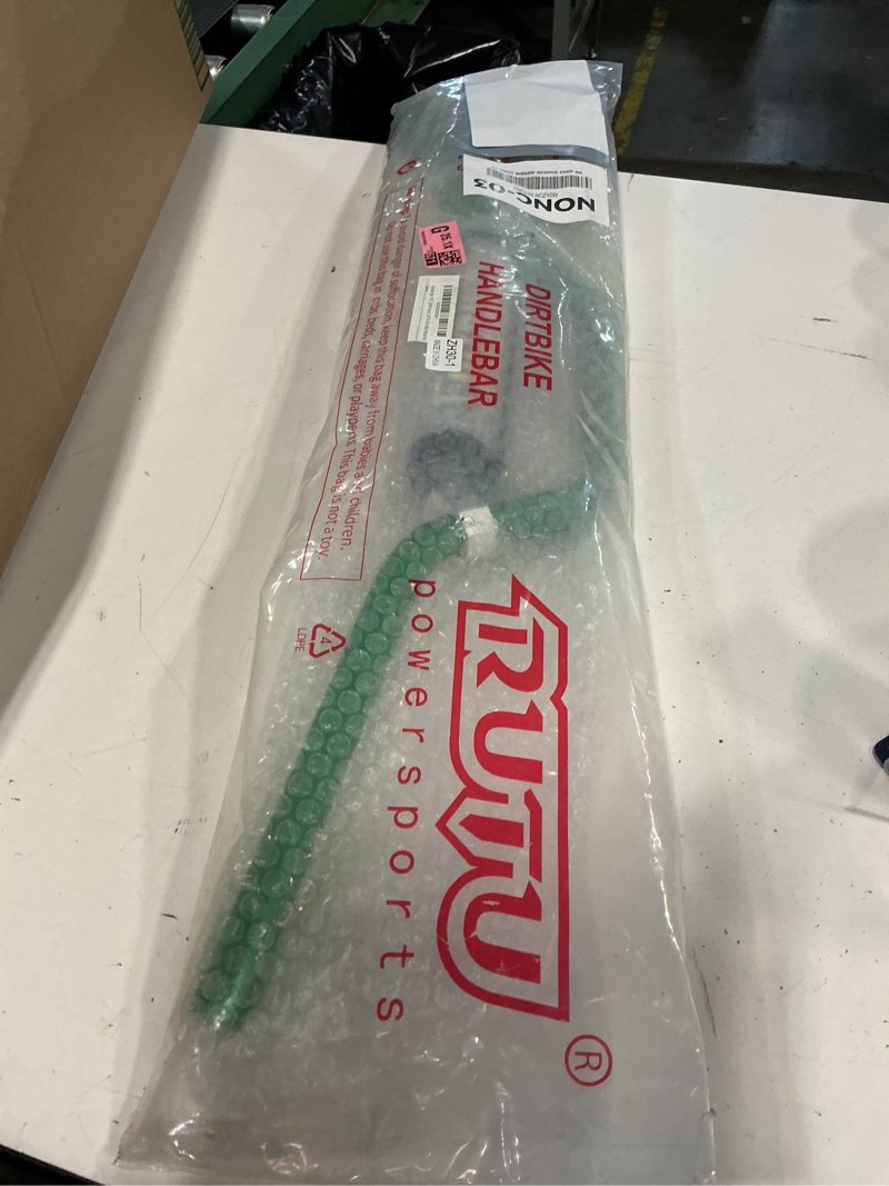 Condition photo showing Good Condition for handle bar 7/8" 22mm handlebar green + foam pad + grips compatible with crf yzf kxf klx rmz drz pit dirt bike motocross