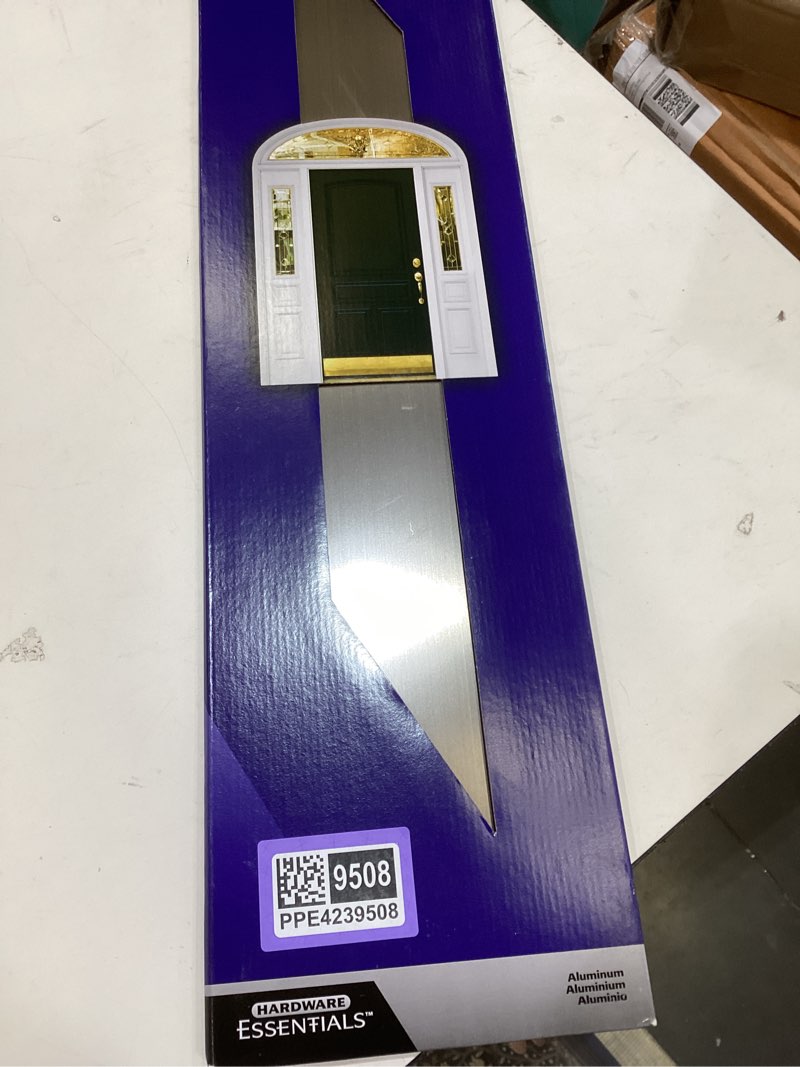 Condition photo showing Good Condition for hardware essentials 851651 hillman 852749-aluminum kick plate-antique brass f...
